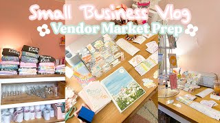 Prepping for my 1st Vendor Market of 2024  Studio Vlog 006  Small Business Vlog [upl. by Ninos319]