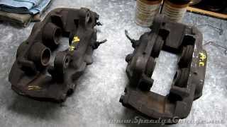 How To Rebuild Brake Calipers 3rd Gen 4Runner 13WL [upl. by Bloem]