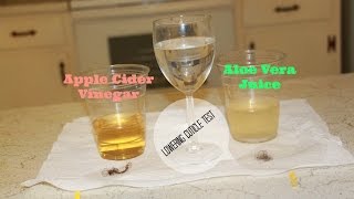 ACV vs Aloe Vera Lowering Cuticles Test [upl. by Landau]