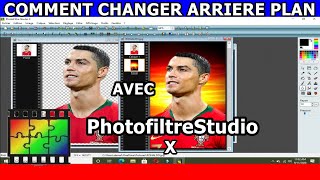 COMMENT CHANGER ARRIERE PLAN AVEC PHOTOFILTRE STUDIO XHOW TO CHANGE BACKGROUND PHOTOFILTRE STUDIOX [upl. by Zandra]