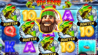 BIG BASS CHRISTMAS BASH 🔥 5 SCATTER 😵 SUPER RARE BONUS MAX BET‼️ [upl. by Jemmie]