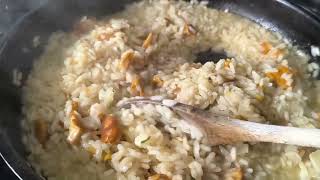 il Risotto di Nonno Pietro Con fungo Gallinaccio [upl. by Airan667]