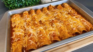 FAVORITE BEEF ENCHILADA Recipe Easy Mexican Recipe [upl. by Antonio]