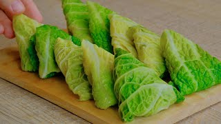 Do you have 1 cabbage and potatoes at home The tastiest eggless cabbage recipe Vegan  ASMR [upl. by Janella535]