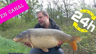 PECHE DE LA CARPE 24H EN CANAL [upl. by Nevanod]