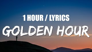 JVKE  Golden Hour 1 HOUR LOOP Lyrics [upl. by Egreog]