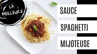 Notre meilleure et plus facile recette de sauce à spaghetti à la mijoteuse [upl. by Wilson]