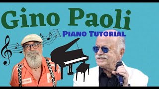 Lezione di Piano n351 Gino Paoli quotIl cielo in una stanzaquot tutorial [upl. by Kalvin]