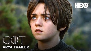 Game of Thrones  Official Arya Stark Trailer HBO [upl. by Borg408]