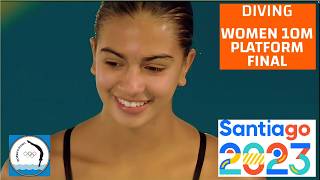 Full Video  Womens 10M Platform Final  Womens Diving Olympics Santiago 2023 parisolympics2024 [upl. by Otir]