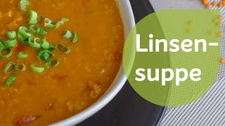 Rote Linsensuppe  Vegane Rezepte [upl. by Ed]