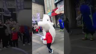 Inflatable Mascot Dance Craze 🤣 Watch This Suit Bust Epic Moves  Custom Orders AvailableMascot [upl. by Namhar523]