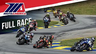 MotoAmerica Medallia Superbike Race 1 at Road Atlanta 2023 [upl. by Esidarap130]