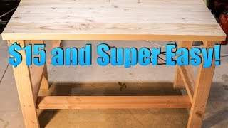 Build a Super CHEAP and EASY DIY Desk [upl. by Garret4]