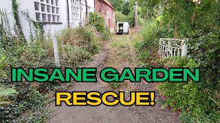 Totally EPIC Garden Restoration 370 Year Old House and gardens Day 1 [upl. by Ayita341]