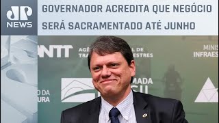 Tarcísio garante que tarifa será reduzida após privatização da Sabesp [upl. by Edmonda]