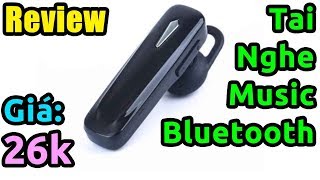 Mở hộp tai nghe Bluetooth Music M165 siêu rẻ mà tốt [upl. by Phillada]