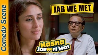 Jab We Met Comedy Scene Station Master  Hasna Zaroori Hai  Shahid Kapoor  Kareena Kapoor [upl. by Epuladaug]