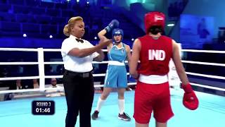 Ankushita Boro’s QuarterFinal Match AIBA World Youth ChampionshipBodo Girl from BTAD Assam INDIA [upl. by Anailuy695]