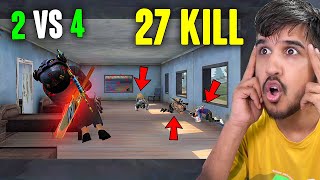 MAG7 GUN DESTRUCTION 27 KILL AJJUBHAI AND AMITBHAI BEST GAMEPLAY  GARENA FREE FIRE [upl. by Ladnyc]