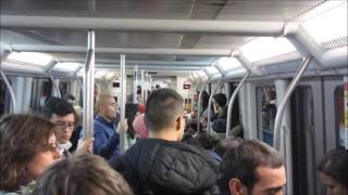 Barcelona Metro 2  Subway  UBahn  TMB [upl. by Akemehc]