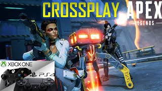 Crossplay Beta Xbox One e PS4 juntos no Apex Legends Gameplay PTBR [upl. by Enimsaj]