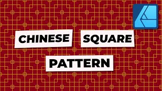 How to Create a Chinese Square Pattern in Affinity Designer [upl. by Iznil589]