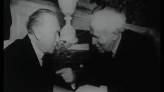 BenGurion and Adenauer Meet 1960 [upl. by Relyhs]