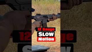 JawDropping Slow Motion Gforce Arms GF25 AR 12 Gauge Shotgun [upl. by Natanoj]