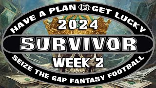 NFL Survivor 2024 Week 2 Survivor amp Eliminator Contest Picks amp Strategy from Seize the Gap FF [upl. by Akimrej]