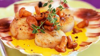 Recette  Coquilles saintJacques au curry [upl. by Nelluc]