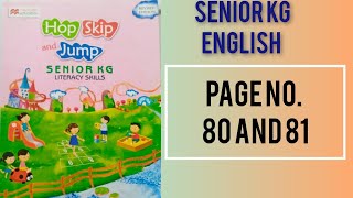 Hop Skip And Jump Senior Kg Literacy Skills Book Page no 80 and 81welcometonidhistutorial4358 [upl. by Annadal637]