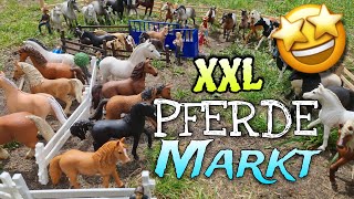 XXL Pferdemarkt🐴🤩Neues FOHLEN PFERDE❤️‍🔥🥳Schleich [upl. by Ettenuj514]