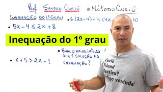 COMO RESOLVER INEQUAÇÃO DO 1º GRAU [upl. by Ydnyc]