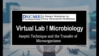 Aseptic Technique and the Transfer of Microorganisms  Virtual Lab Microbiology  PICME Labs [upl. by Towny]