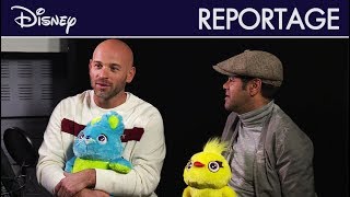 Toy Story 4  Franck Gastambide et Jamel Debbouze parlent de Ducky et Bunny  Disney [upl. by Olnton]