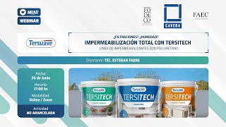 Webinar TERSUAVE  IMPERMEABILIZACIÓN TOTAL CON TERSITECH [upl. by Shepard]