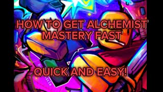 HOW TO GET ALCHEMIST🧪 MASTERY FAST AND EASY  Tips and tricks  Ability wars [upl. by Eirrej]