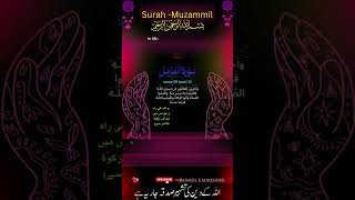 Surah AlMuzzammil The Enshrouded One verse 20 3 With Urdu English translation 73 سورۃ المزمل [upl. by Mutua]