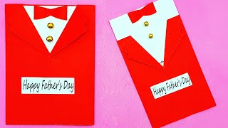 DIY Fathers Day Greeting Card  Tuxedo Suit Card For Fathers Day Ideas  Happy Fathers Day Crafts [upl. by Arelc]