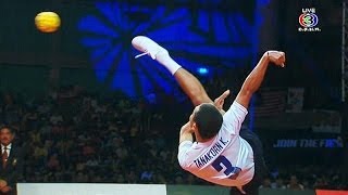 Sepak Takraw ISTAF SuperSeries FINALS 201314 Mens Final Thailand  Malaysia SET1 [upl. by Ylicis]