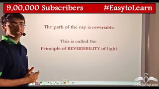 Principle of Reversibility of Light  Refraction of Light  Class 10  CBSE  NCERT  ICSE [upl. by Takakura682]