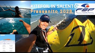 Kite Foil in Salento  Frassanito FSP Agosto 2023 [upl. by Aneev912]