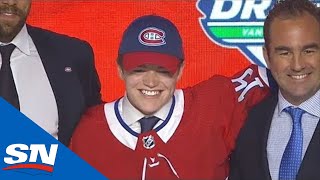 Montreal Canadiens Select Cole Caufield 15th Overall In 2019 NHL Draft [upl. by Sonitnatsnok]