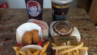 McDonalds vs Wendys 5 meals  whats the better value [upl. by Cammy]