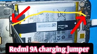 Redmi 9A charging jumper  Redmi 9A fake charging problem [upl. by Vita]