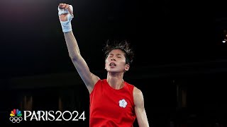 Lin Yuting wins womens featherweight boxing gold for Chinese Taipei  Paris Olympics  NBC Sports [upl. by Ahselrac]