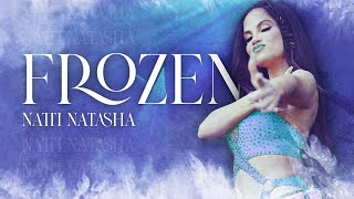 Natti Natasha  Frozen Video official [upl. by Enneirda]