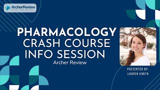 Pharmacology Crash Course Info Session [upl. by Yellas]