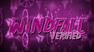 Windfall VERIFIED Extreme Demon by Narwall  Geometry Dash [upl. by Nehtan]